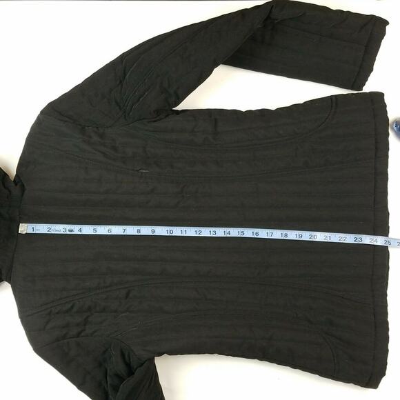 Esprit Womens Coat SZ Small Black Quilted Puffer - Picture 4 of 7